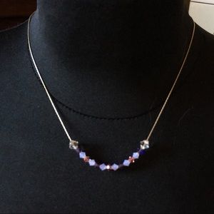 Beautiful Swarovski crystal necklace/earrings set